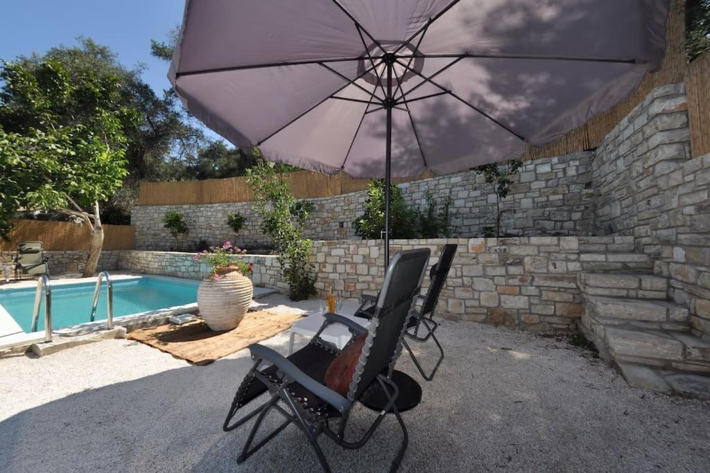 Villa Paxos Adamantia With Private Pool Gaios Exteriör bild