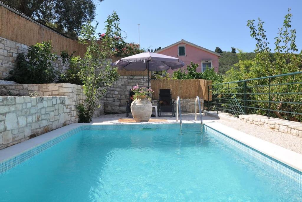 Villa Paxos Adamantia With Private Pool Gaios Exteriör bild