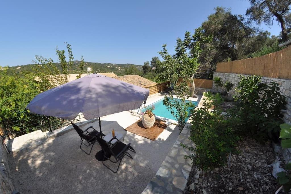 Villa Paxos Adamantia With Private Pool Gaios Exteriör bild